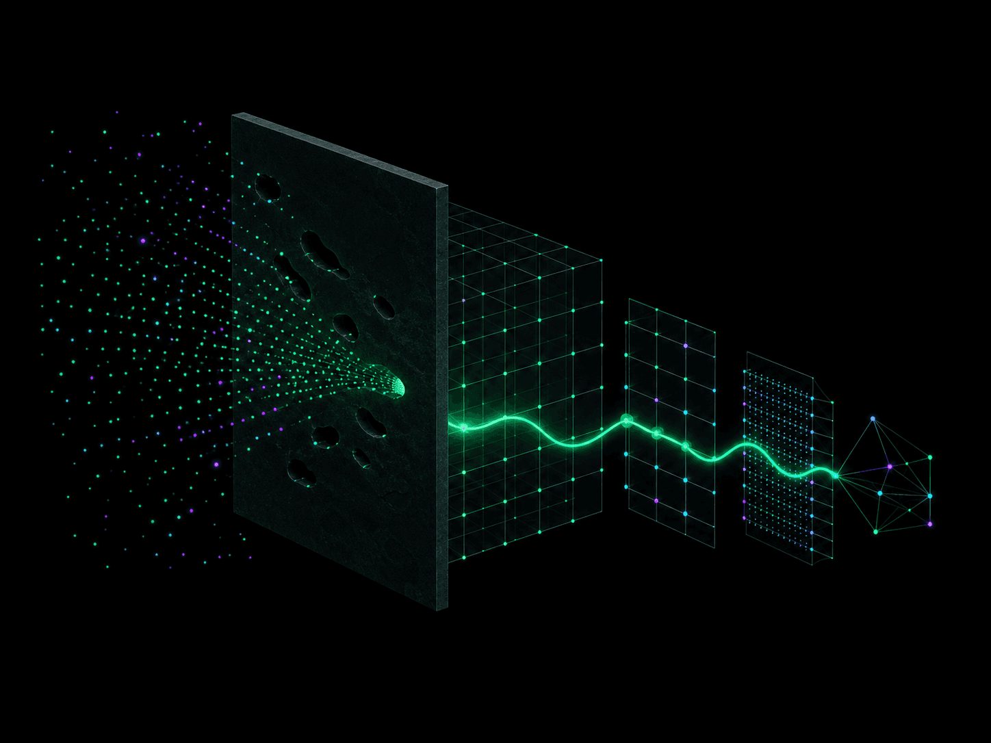 An abstract model structure revealed through data and tensor grids